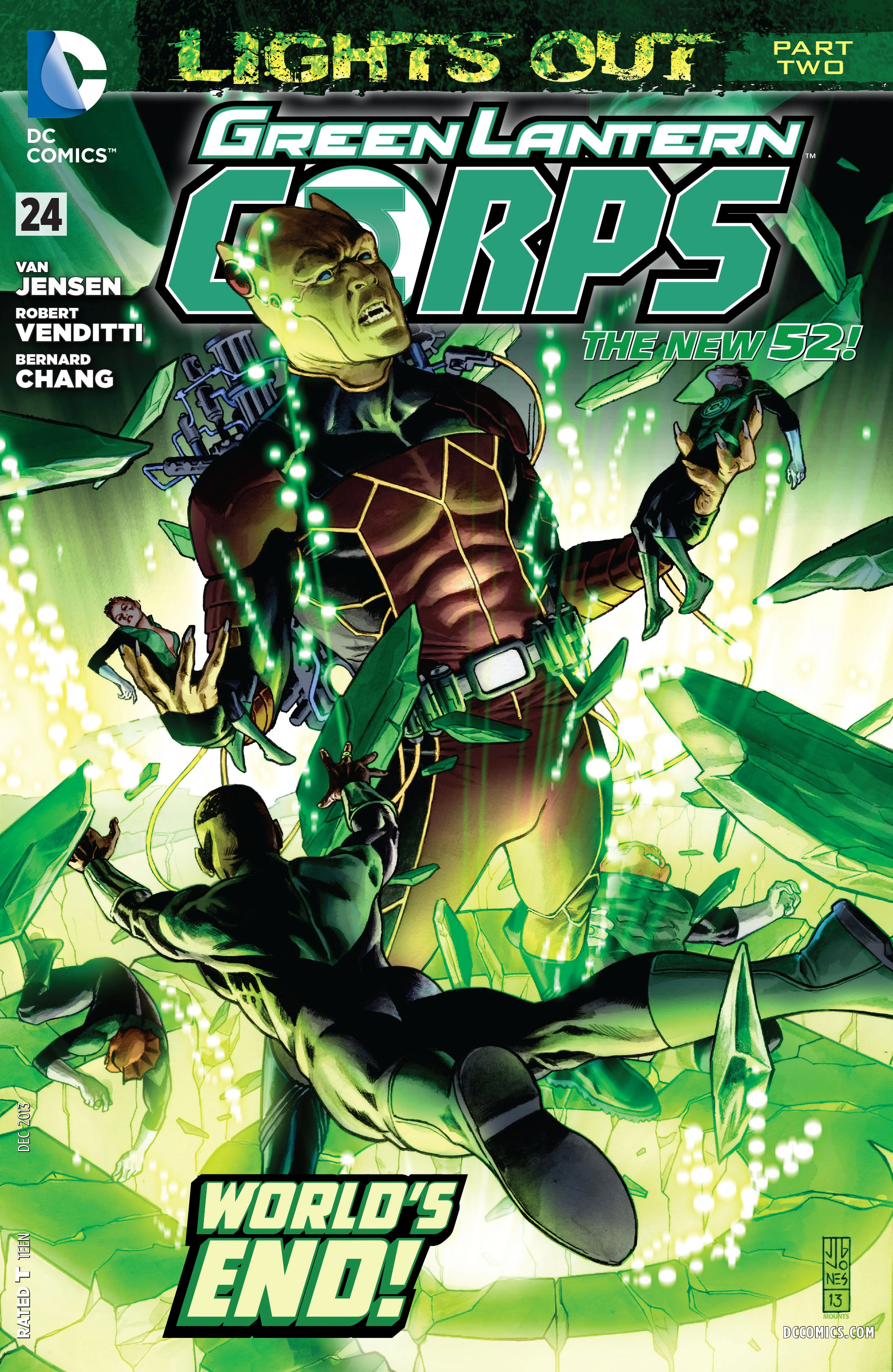 Green Lantern Corps #24 (DC, 2013 — Cover A) cover
